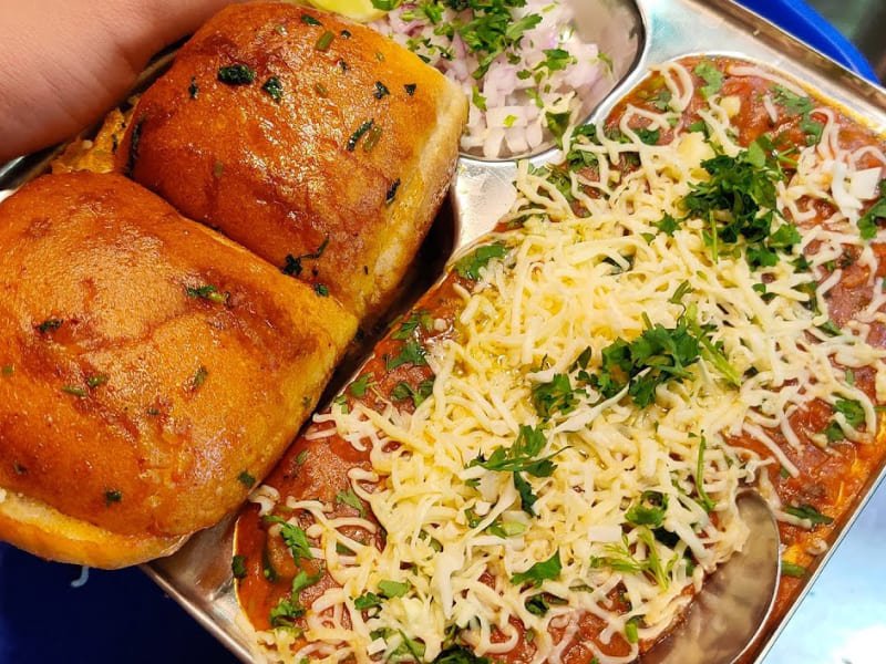 Cheese Pav Bhaji
